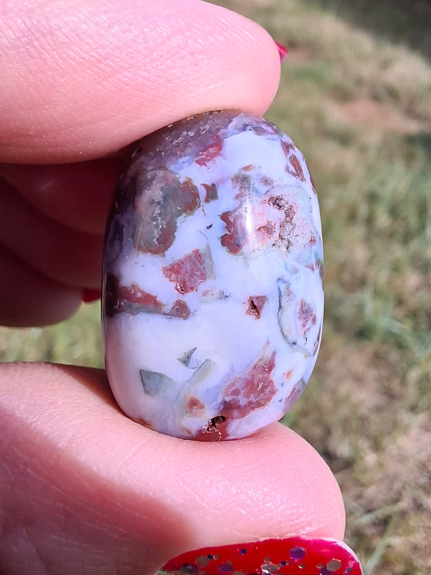 Ocean Jasper, Tumble Stone, Crystal (Ref: T198)