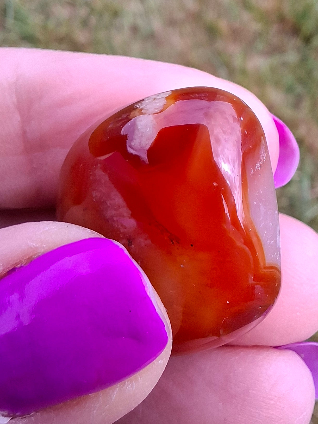 Carnelian, Tumble Stone, Crystal (Ref: T63)