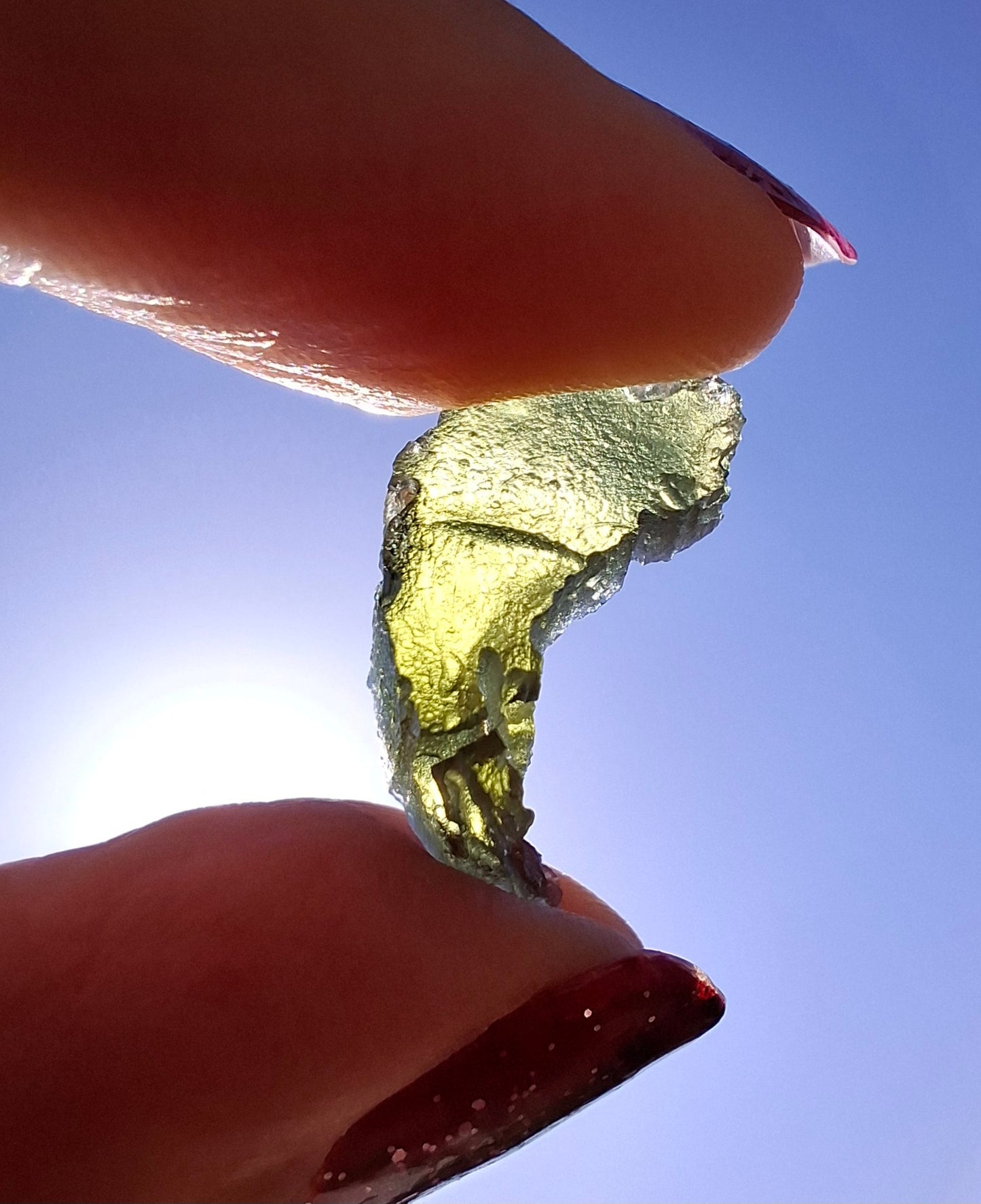 Moldavite Piece, 1.25g, Tektite (Ref: 1470)