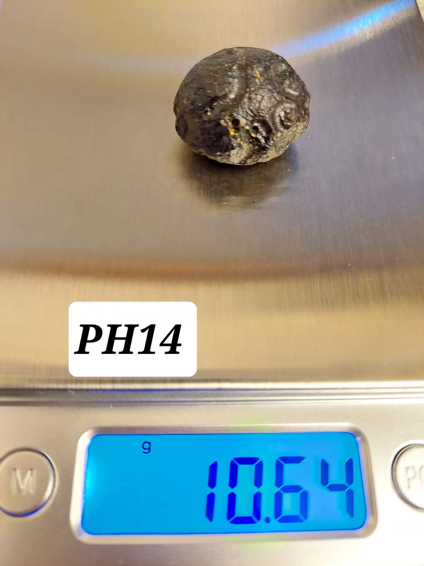 Philippinite (Rizalite), 10.64g, Tektite