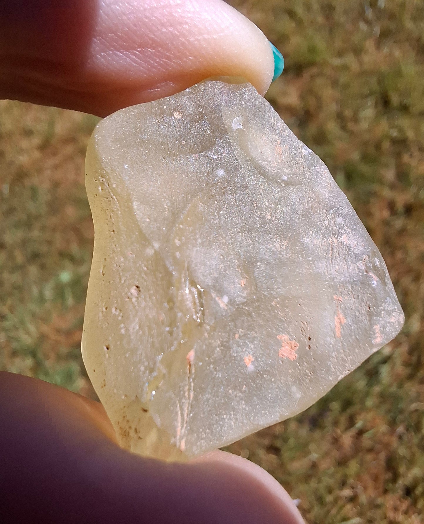 Libyan Desert Glass Piece, 12.30g, Tektite
