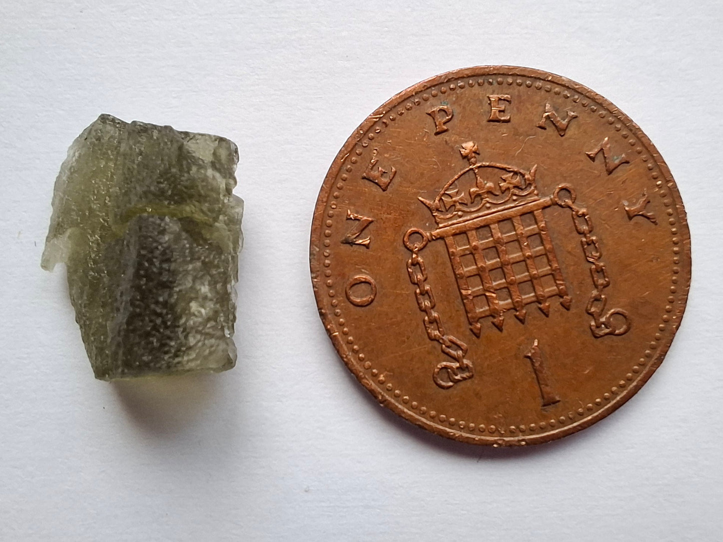 Moldavite Piece, 1.00g, Tektite (Ref: 1442)