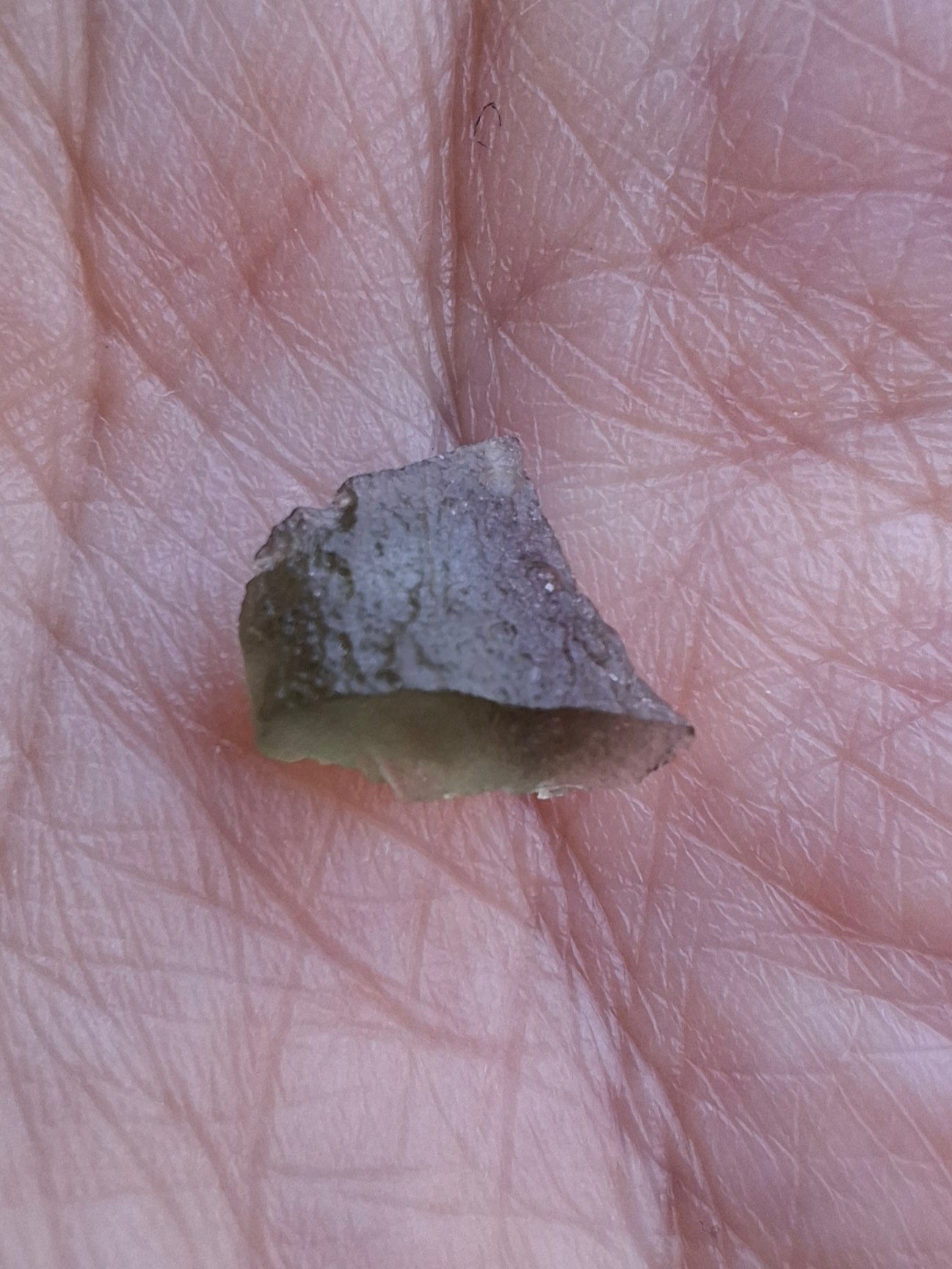 Moldavite small Piece, 0.37g, Tektite (Ref: 1478)