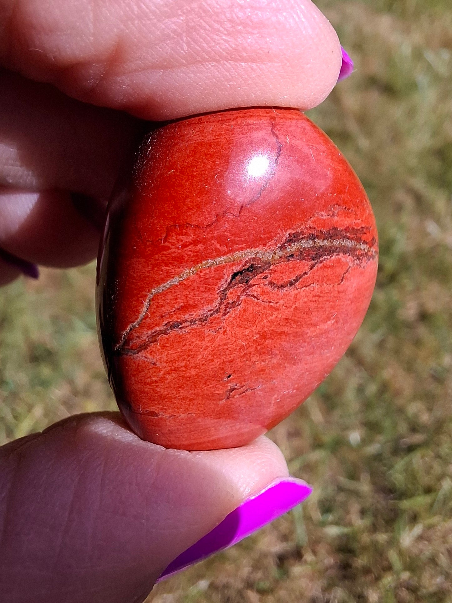 Red Jasper, Tumble Stone, Crystal (Ref: T88)