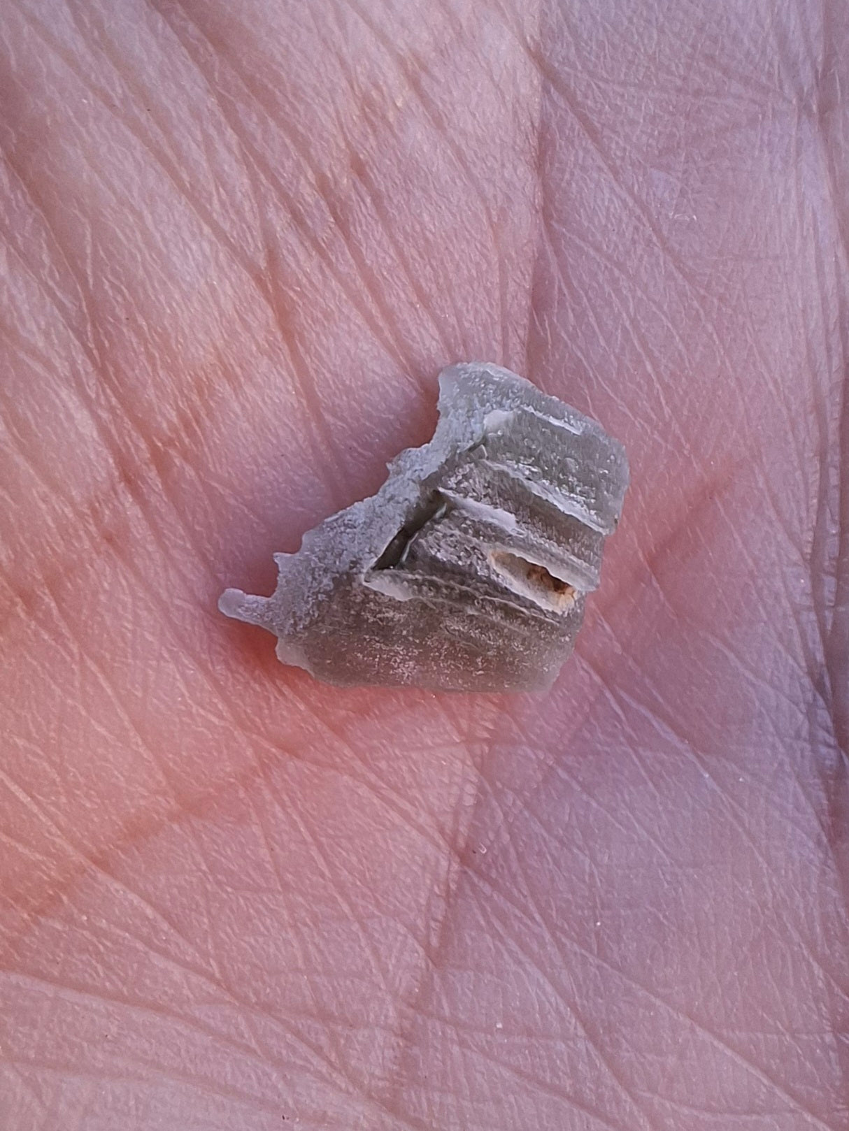 Moldavite Piece, SNOWFLAKE, FROSTED, BRUSNA, 0.28g, Tektite (Ref: 1504)
