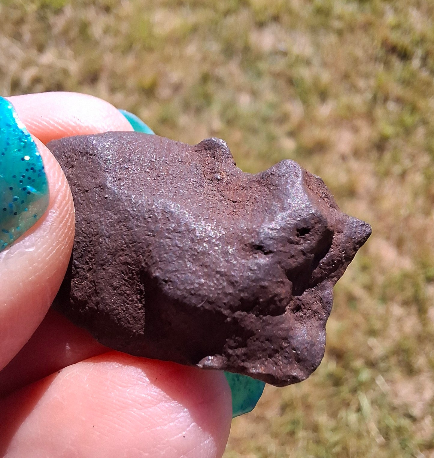 Gebel Kamil Iron Meteorite, 17.54g (Ref: K49)
