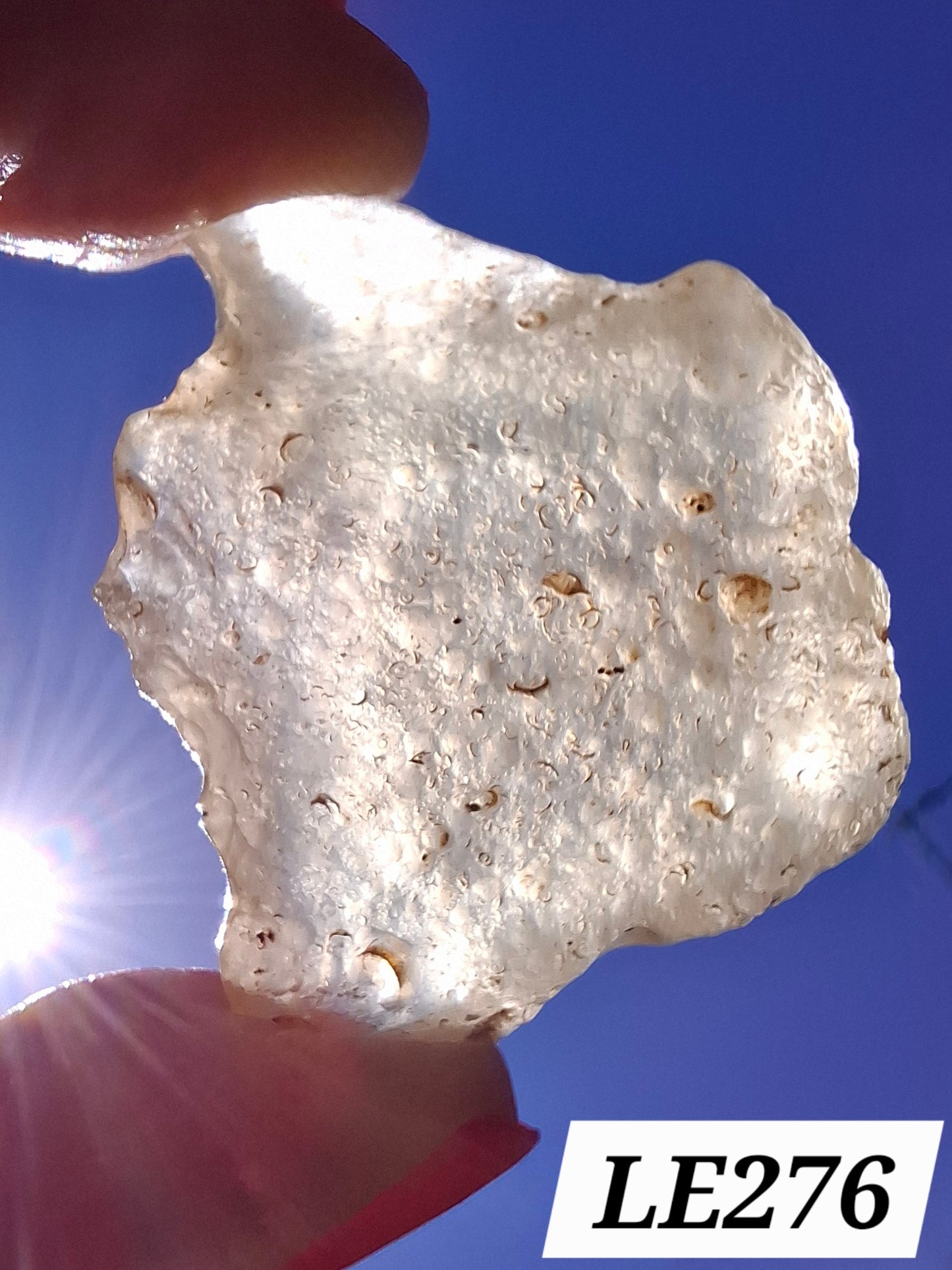 Libyan Desert Glass Piece, 15.20g, Tektite (Ref: LE276)