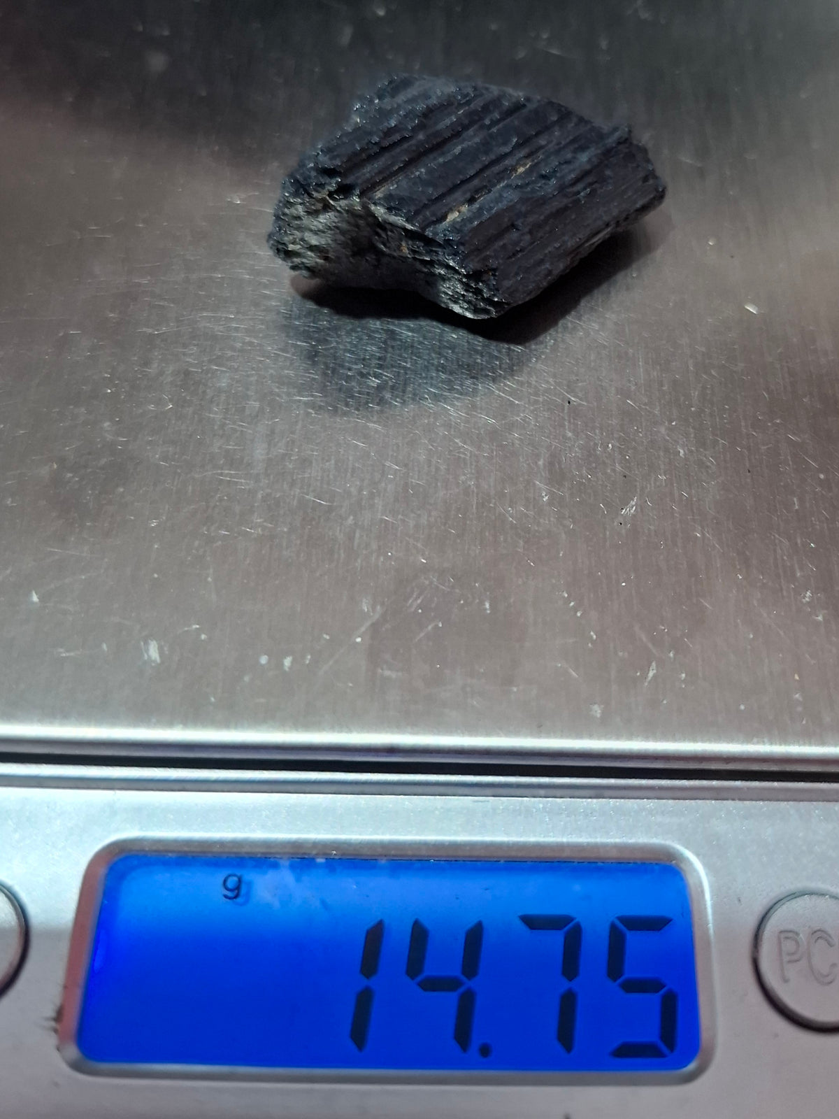 Black Tourmaline RAW, 14.75g, Crystal (Ref: RBT7)