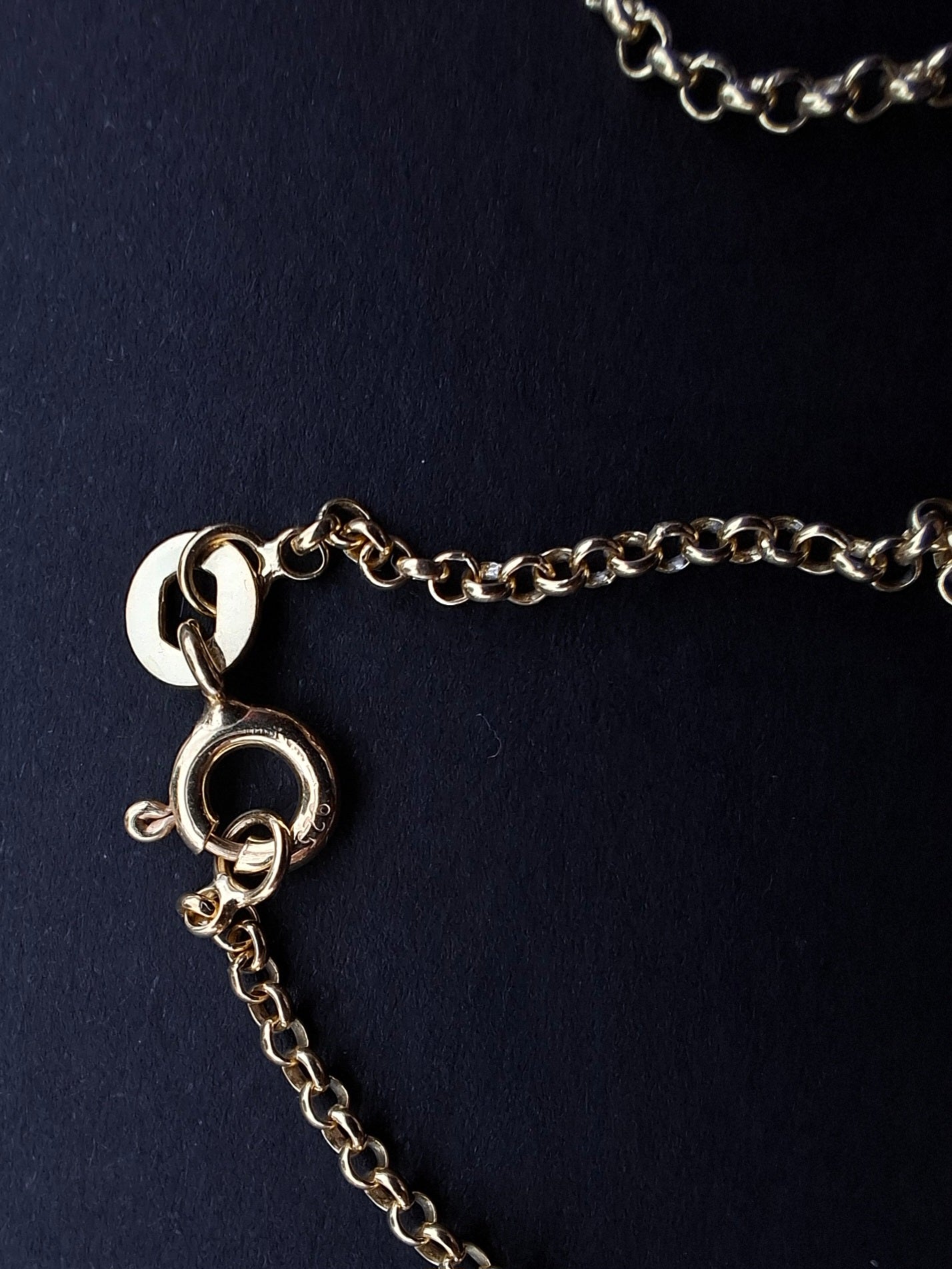 Round Belcher GOLD PLATED, 1.6mm, 18 inch CHAIN (Ref: Chain-2)