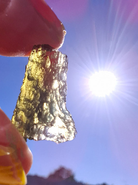 Moldavite Piece, 1.10g, Tektite (Ref: 1515)