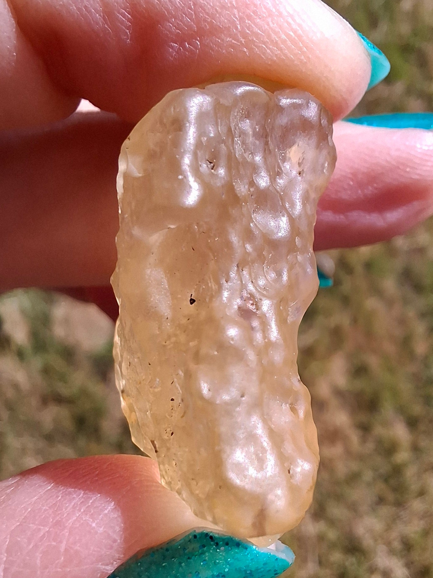 Libyan Desert Glass Piece, 10.00g, Tektite