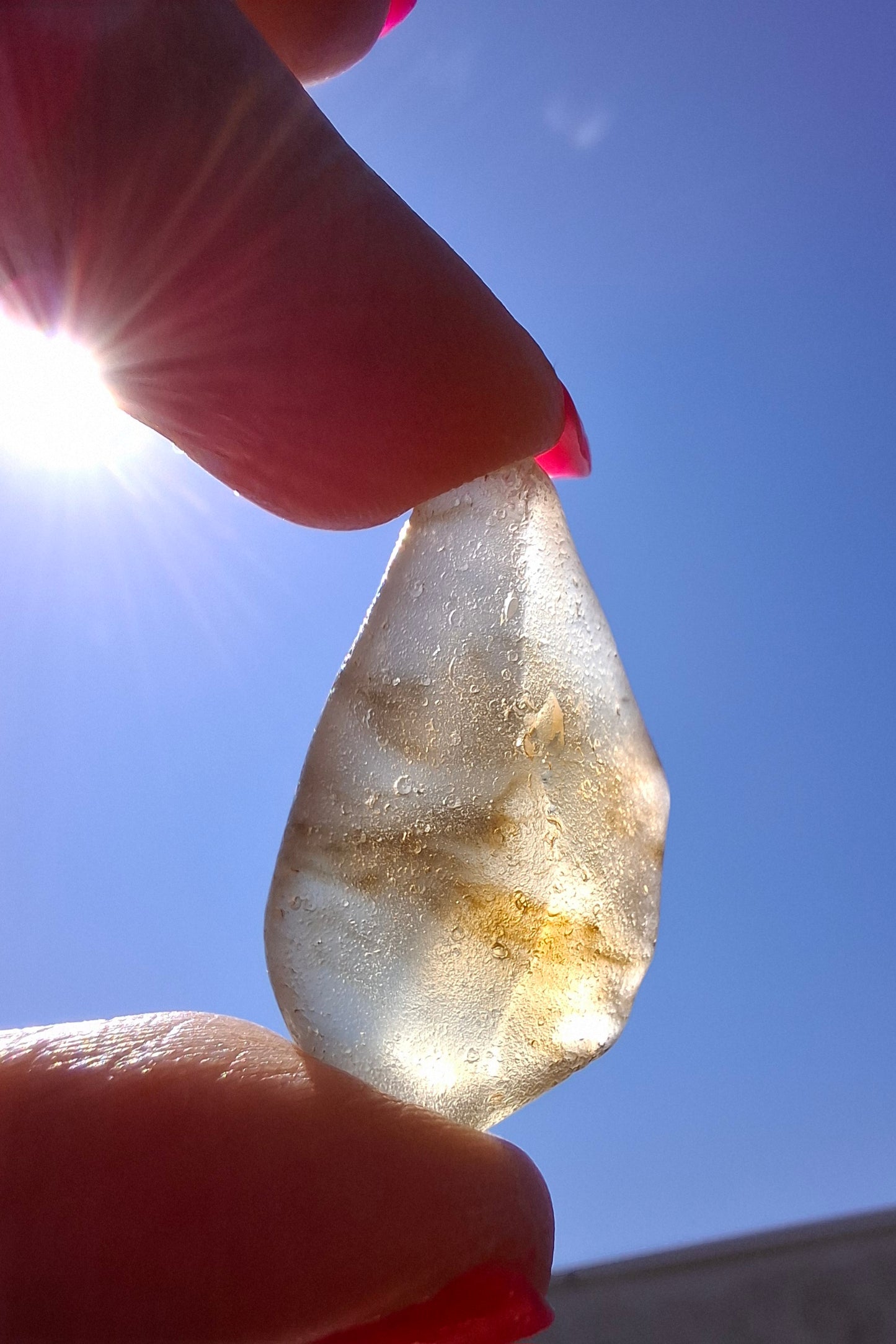 Libyan Desert Glass (darker) Piece, 7.38g, Tektite (Ref: L1375)