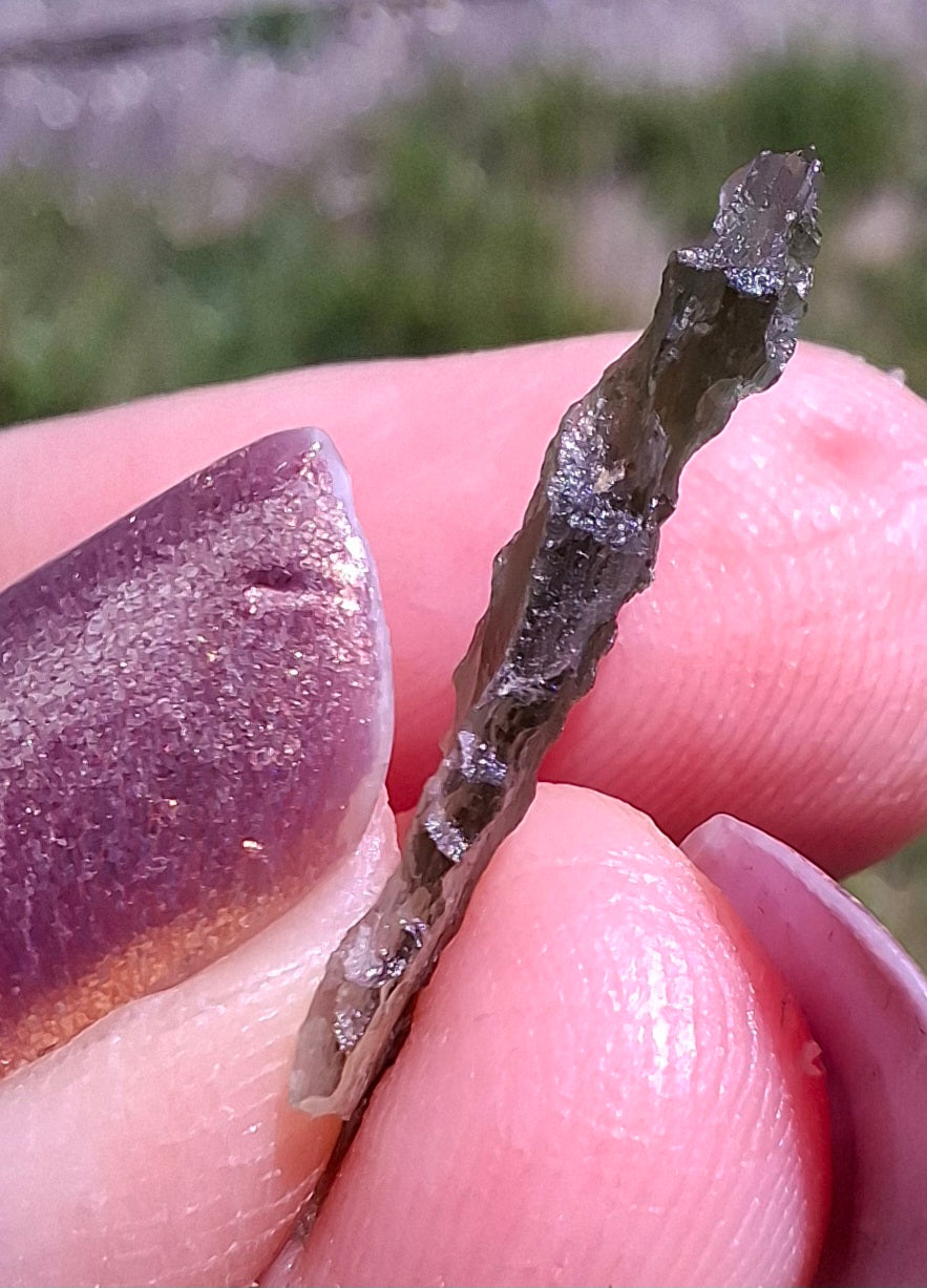 Moldavite Piece, 0.33g, Tektite (Ref: 1488)