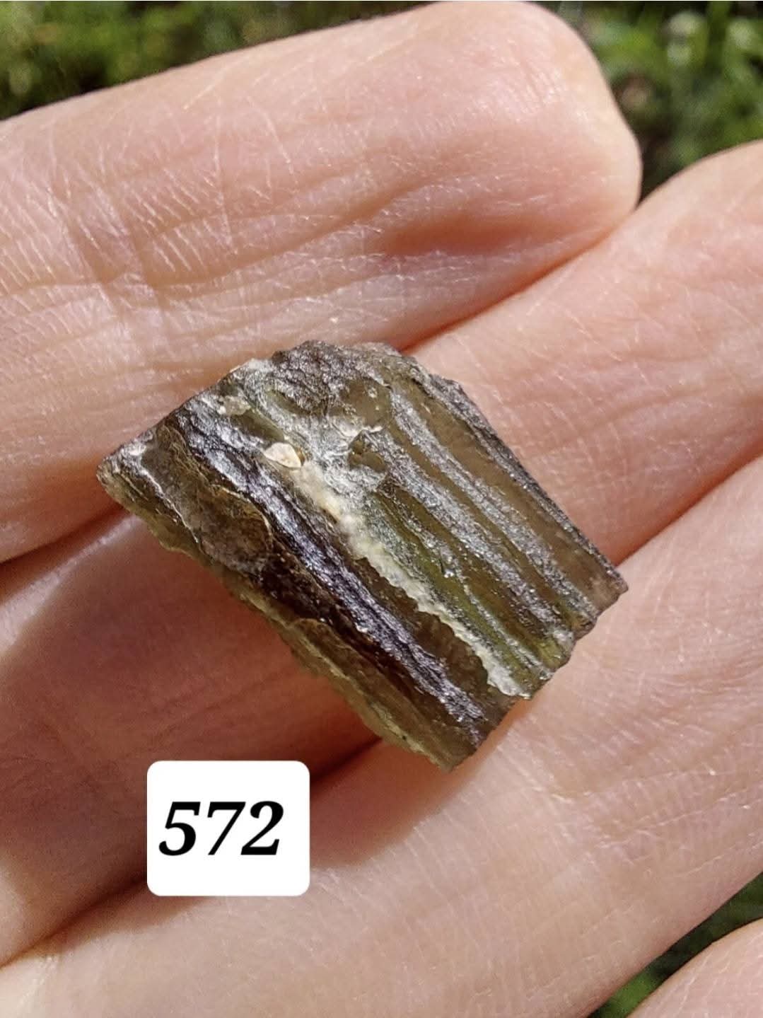 Moldavite Piece, 1.46g, Tektite (Ref: 572)