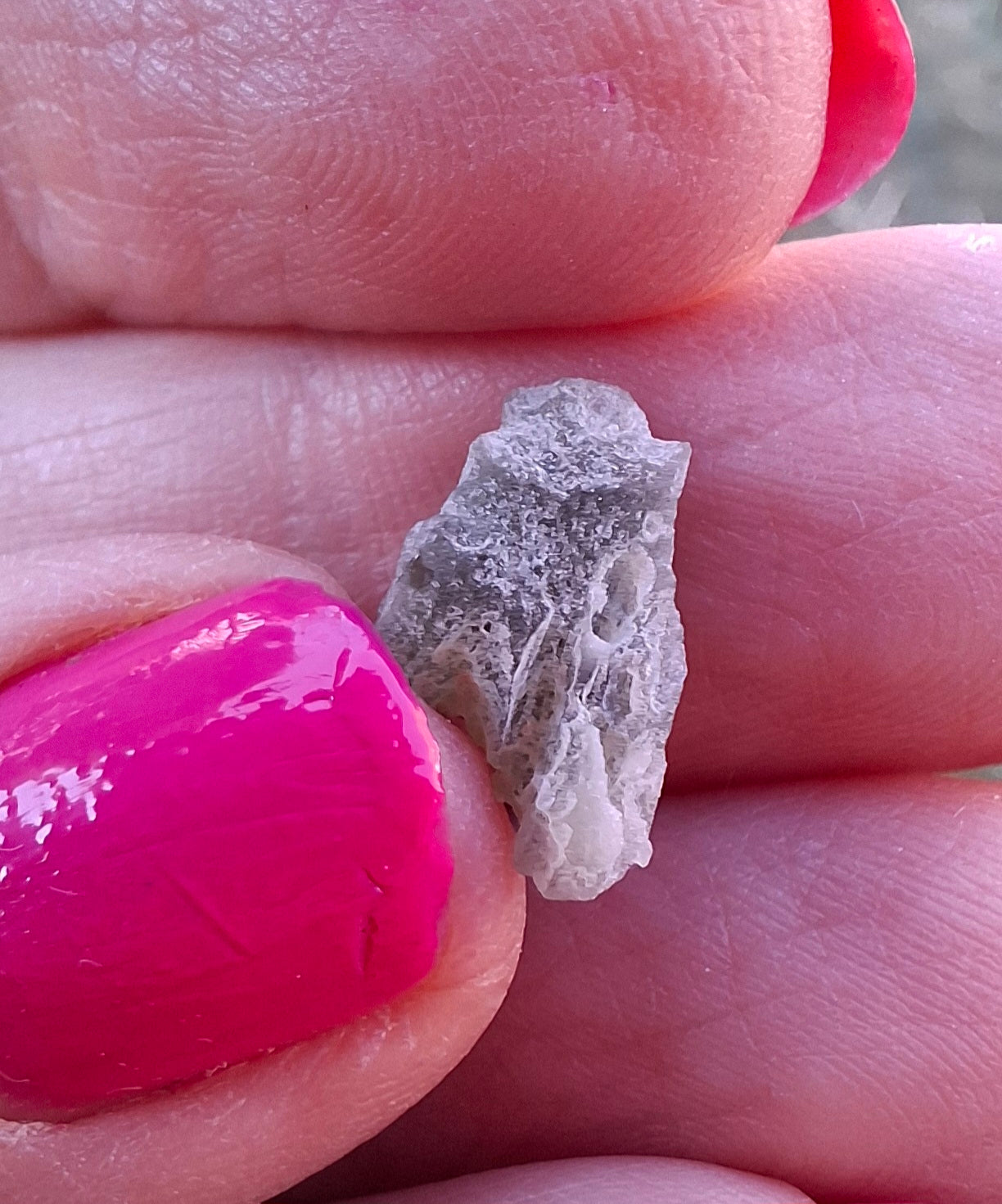 Moldavite Piece, SNOWFLAKE, FROSTED, BRUSNA, 0.64g, Tektite (Ref: 1502)