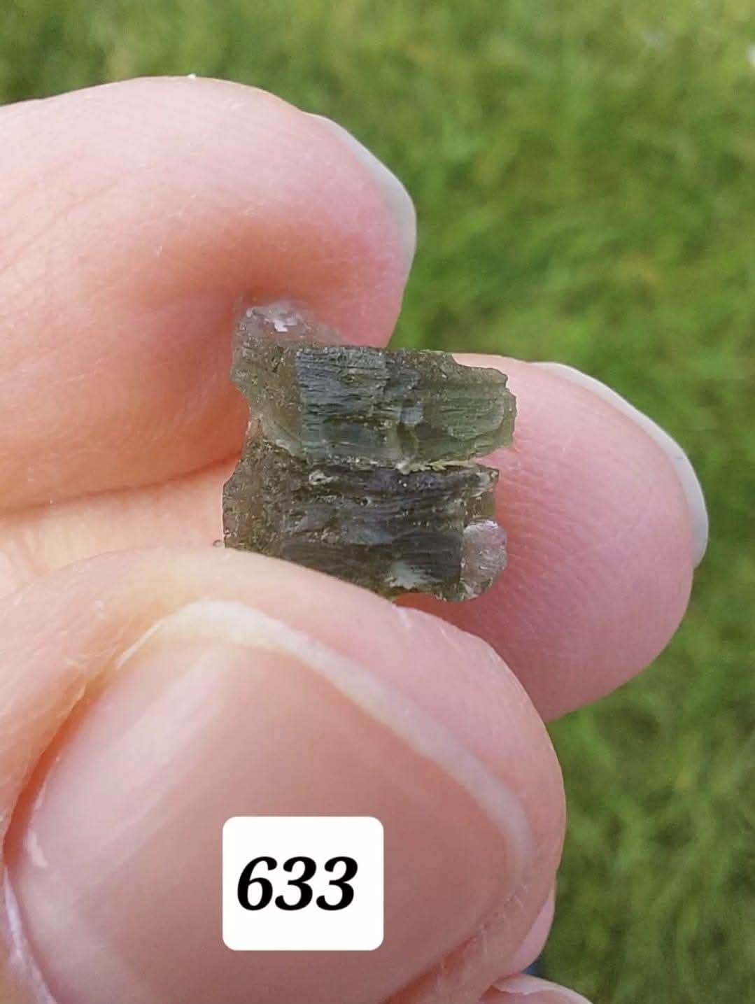 Moldavite Piece, 1.00g, Tektite (Ref: 633)
