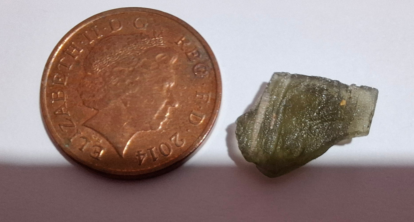 Moldavite Piece, 0.72g, Tektite (Ref: 508)