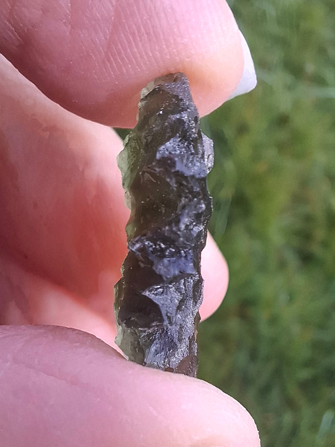 Moldavite Piece, JEZKOVNA BESEDNICE, 1.92g, Tektite (Ref: 1273)