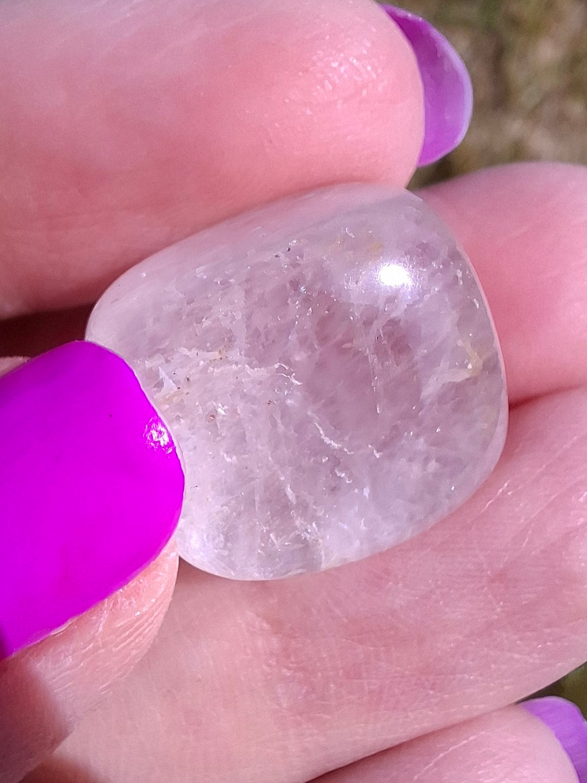 Clear Quartz, Tumble Stone, Crystal 🌈 (Ref: T26)