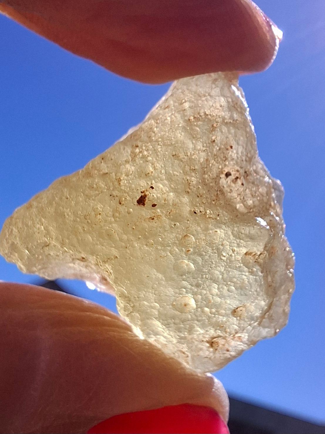 Libyan Desert Glass Piece, 10.15g, Tektite