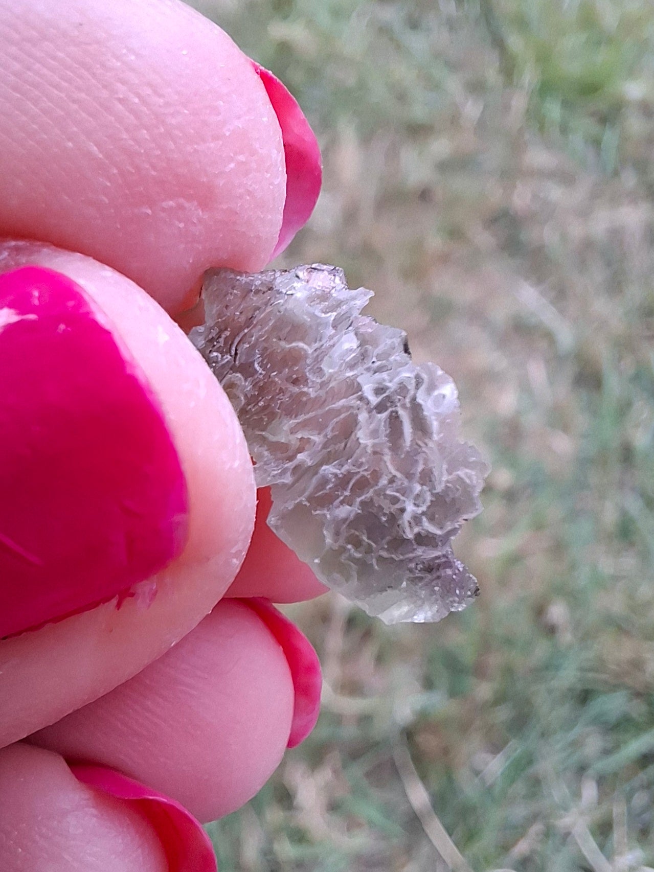 Moldavite Piece, SNOWFLAKE, FROSTED, BRUSNA, 0.44g, Tektite (Ref: 1497)