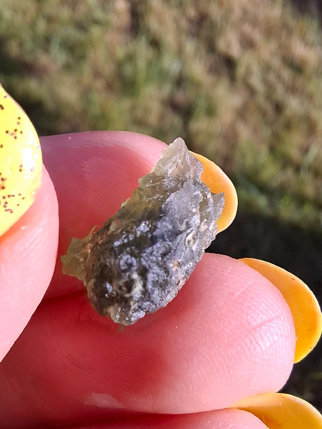Moldavite Piece, 1.23g, Tektite (Ref: 1484)