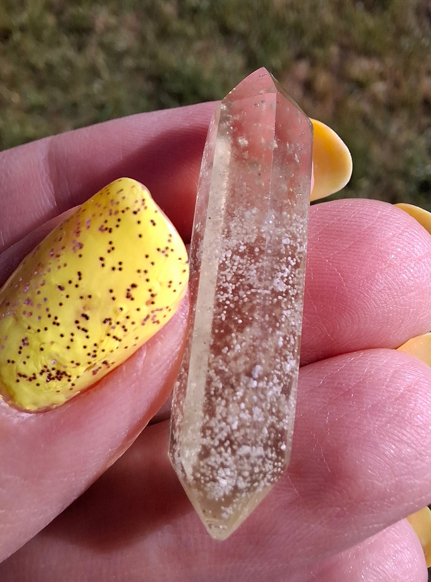 Libyan Desert Glass DT Carving, 3.94g, Tektite (Ref: LDT5)