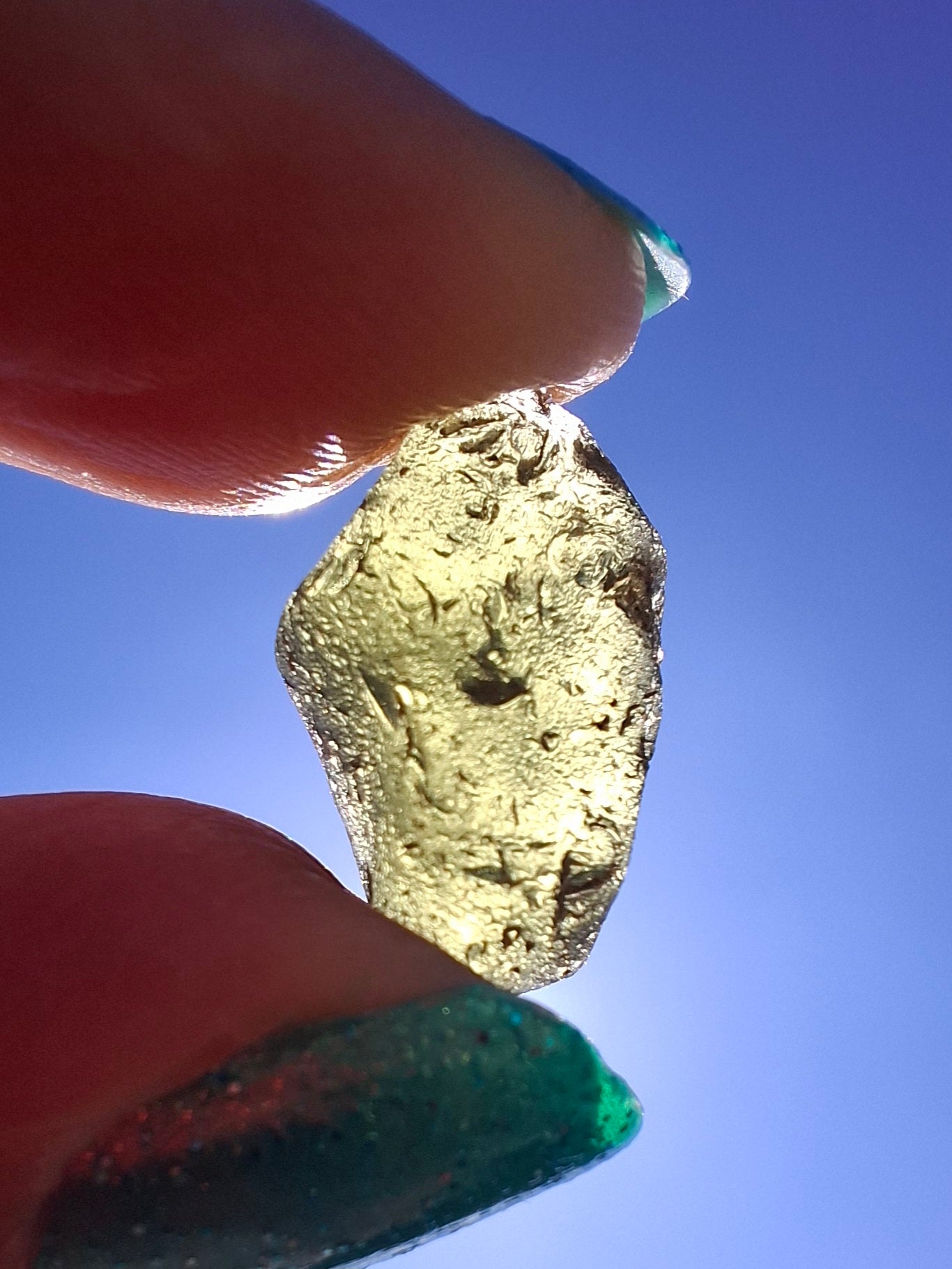 Moldavite Piece, 1.52g, Tektite (Ref: 1425)
