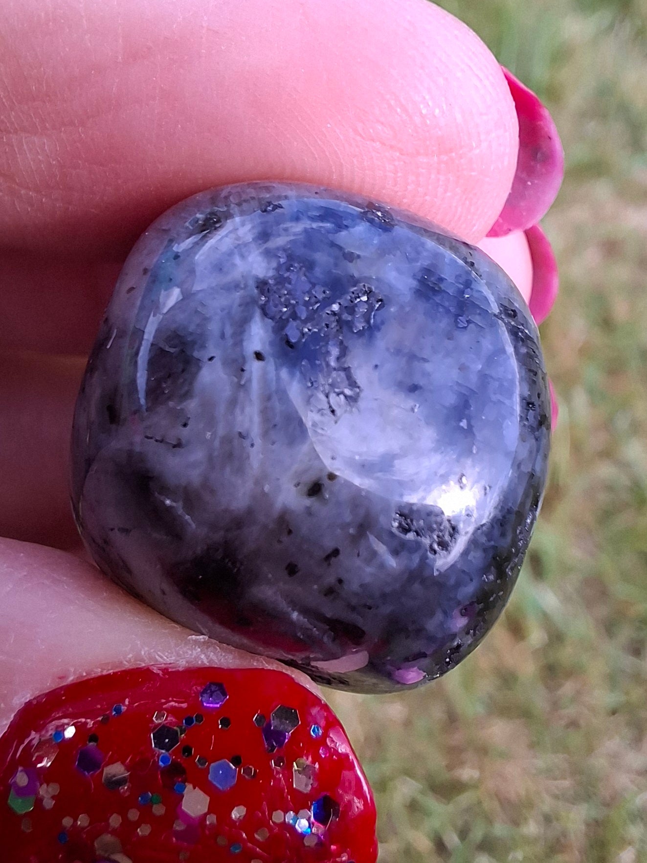 Larvikite, Tumble Stone, Crystal (Ref: T124)