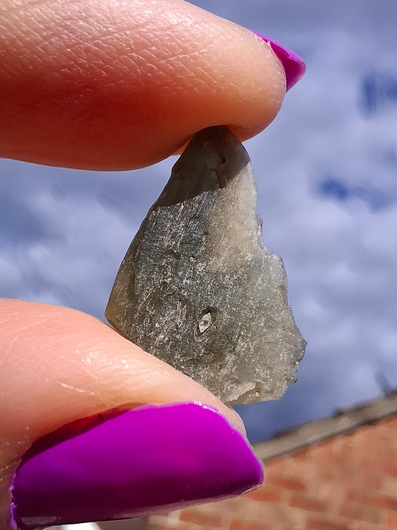 Moldavite Piece, 1.30g, Tektite (Ref: 1434)