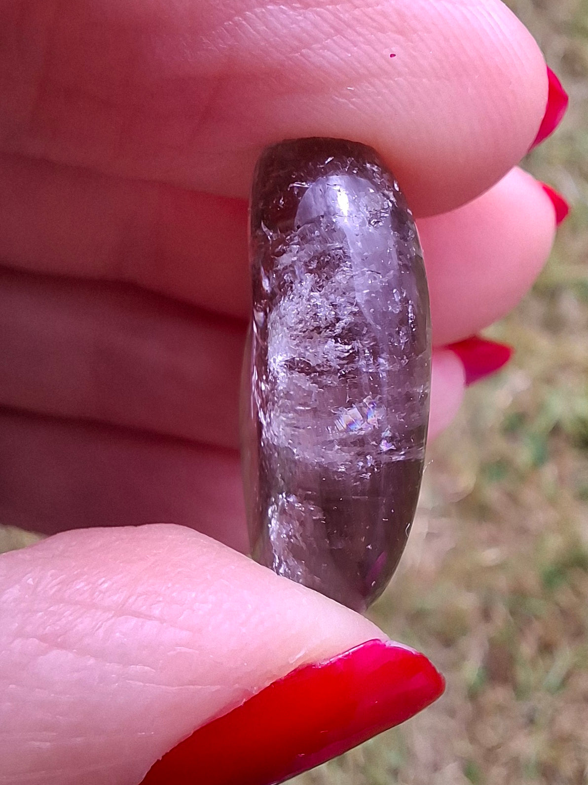 Smoky Quartz, Tumble Stone, Crystal (Ref: T107)