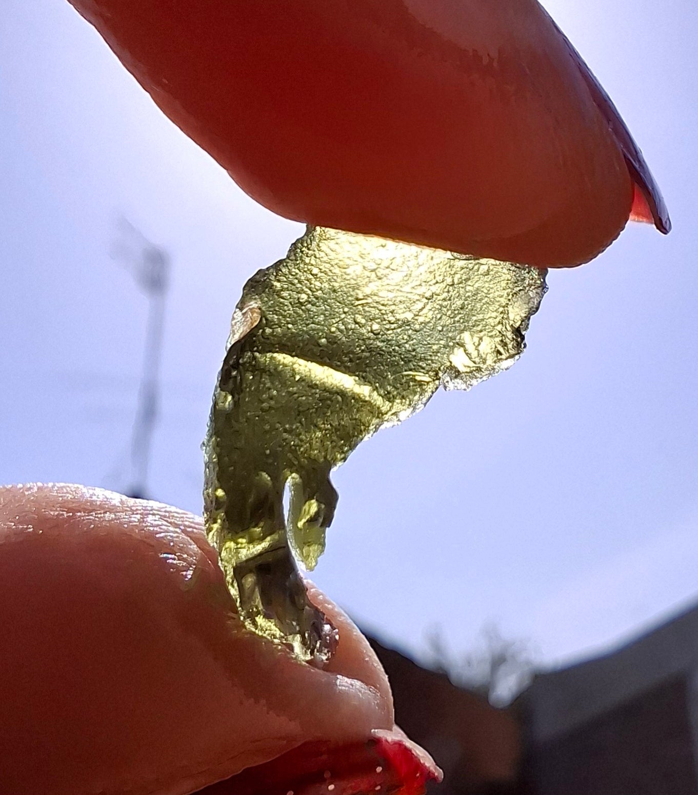 Moldavite Piece, 1.25g, Tektite (Ref: 1470)