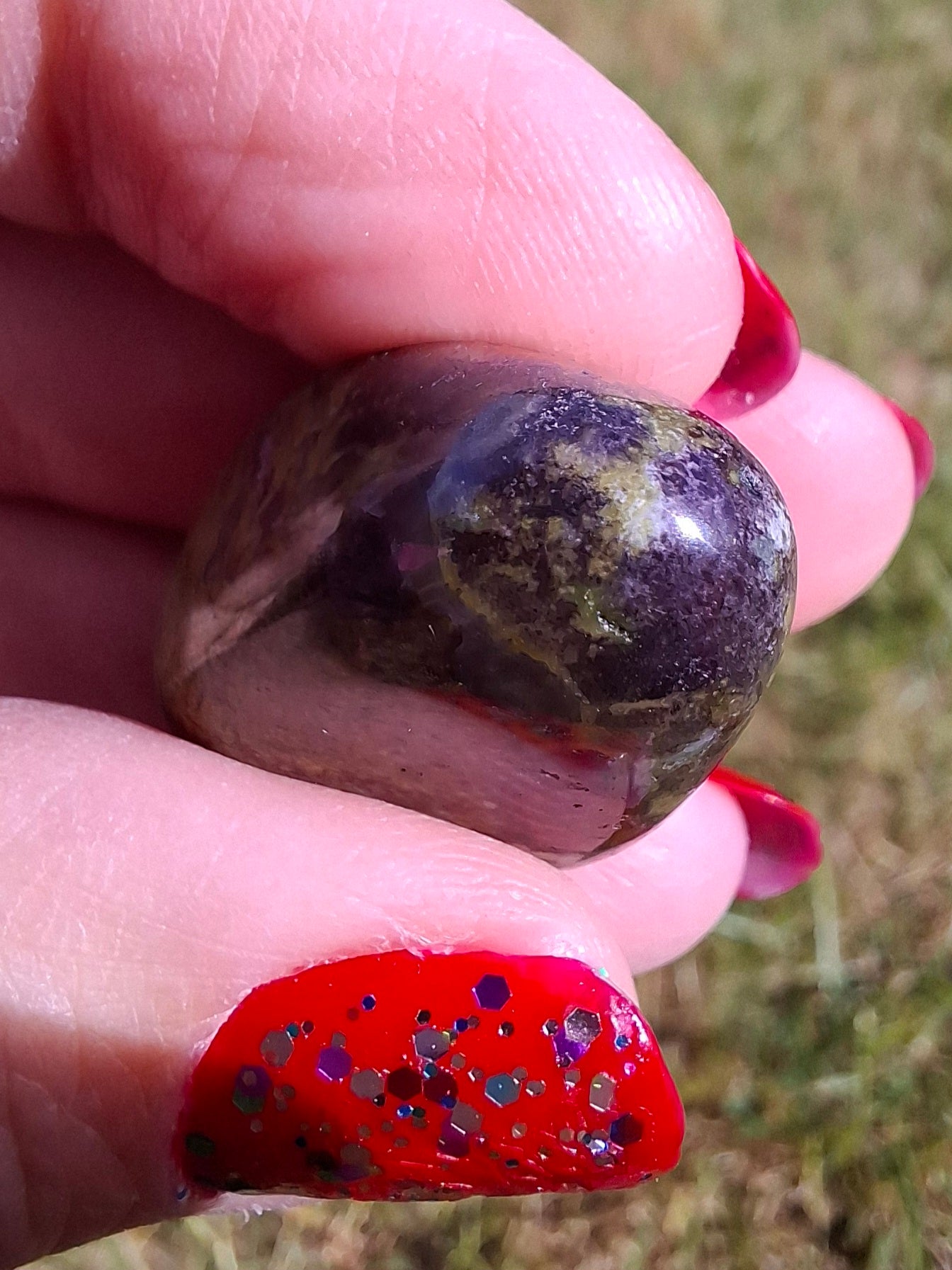 Dragons Blood Jasper, Tumble Stone, Crystal (Ref: T110)