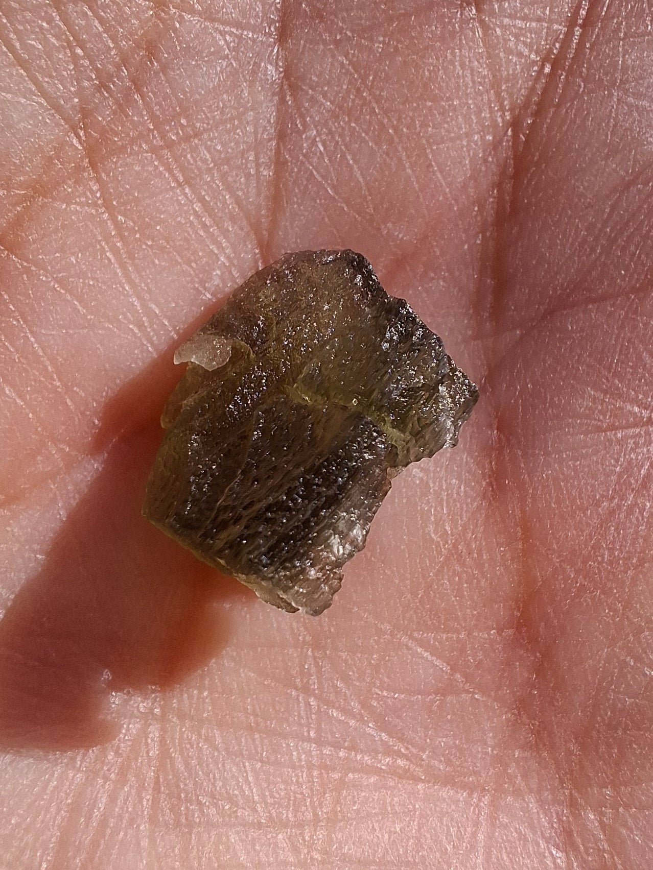 Moldavite Piece, 1.00g, Tektite (Ref: 1442)