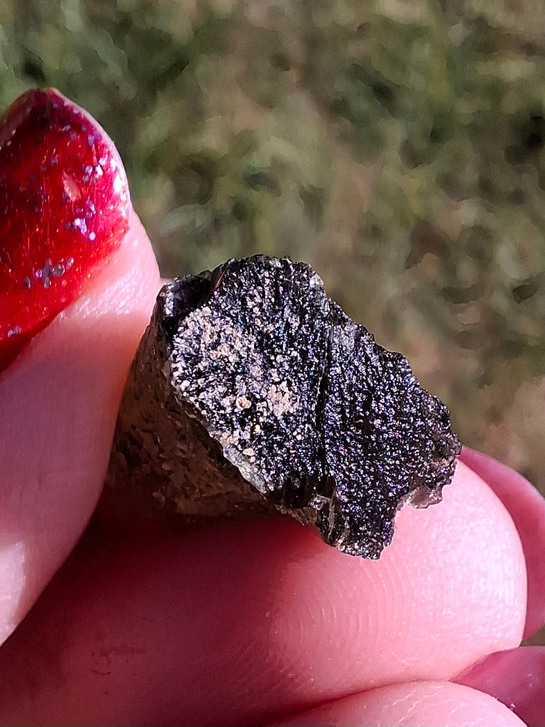 Moldavite Piece, 2.38g, Tektite (Ref: 1466)