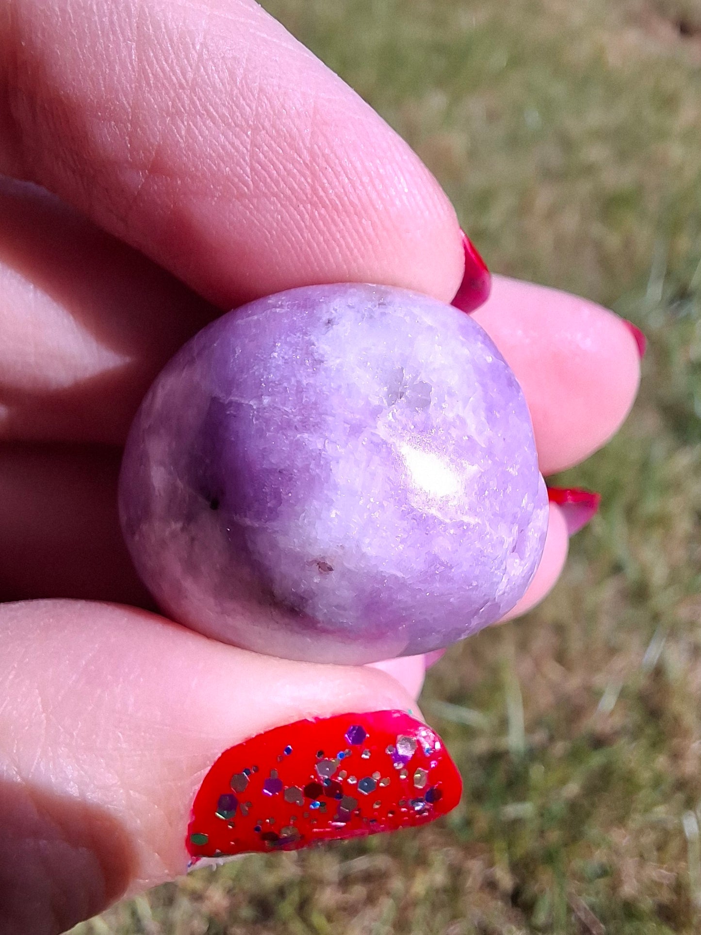 Lepidolite, Tumble Stone, Crystal (Ref: T115)