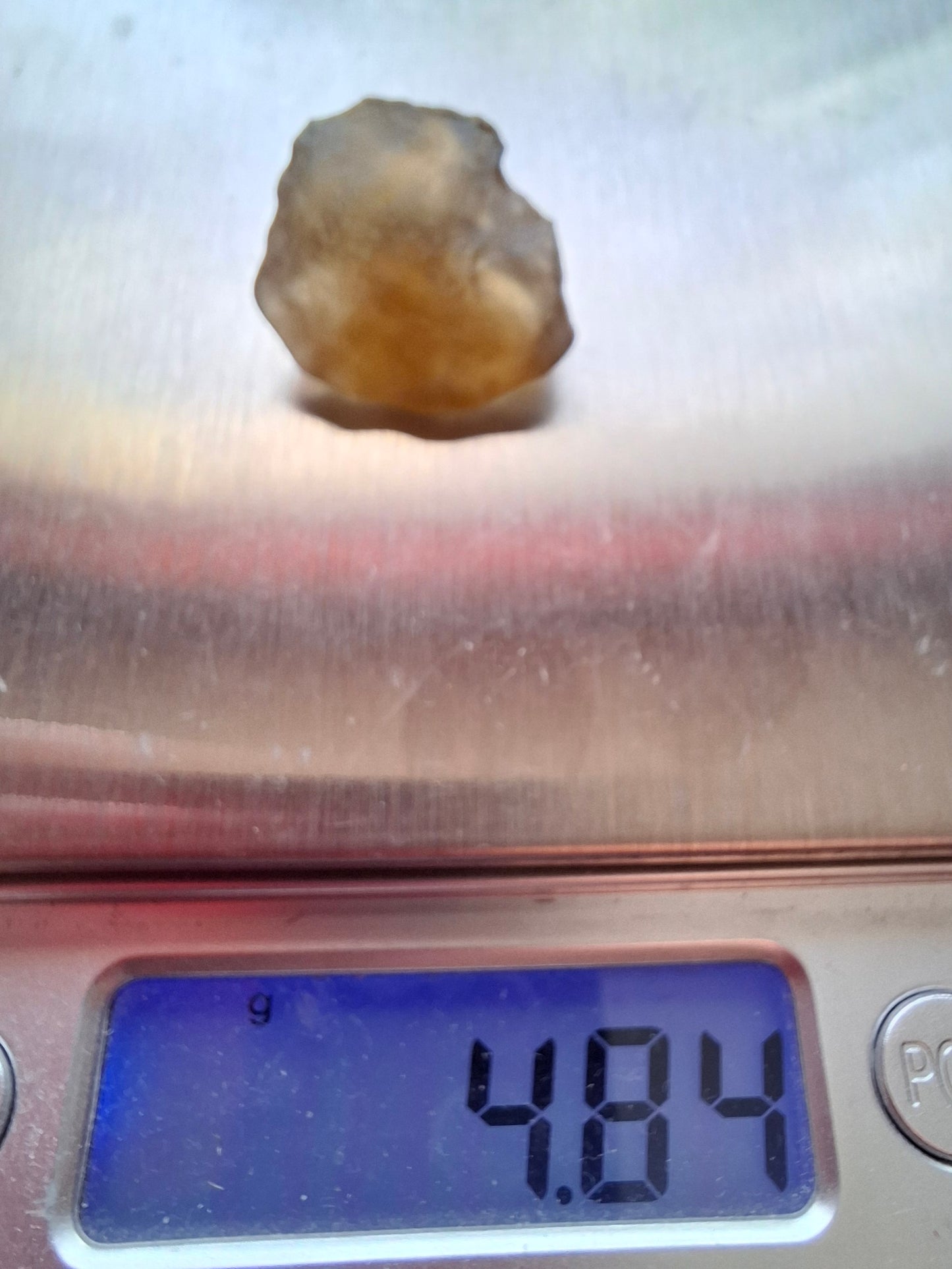 Libyan Desert Glass (darker) Piece, 4.84g, Tektite (Ref: L1360)