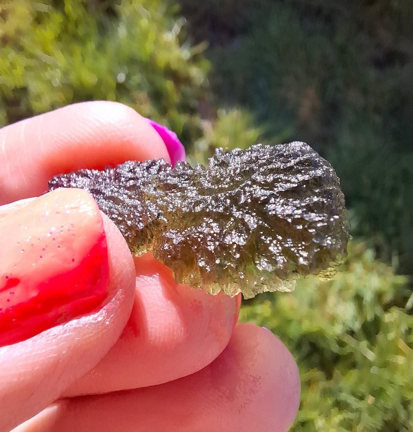 Moldavite Piece, PARYZ, 3.65g, Tektite (Ref: 1299)