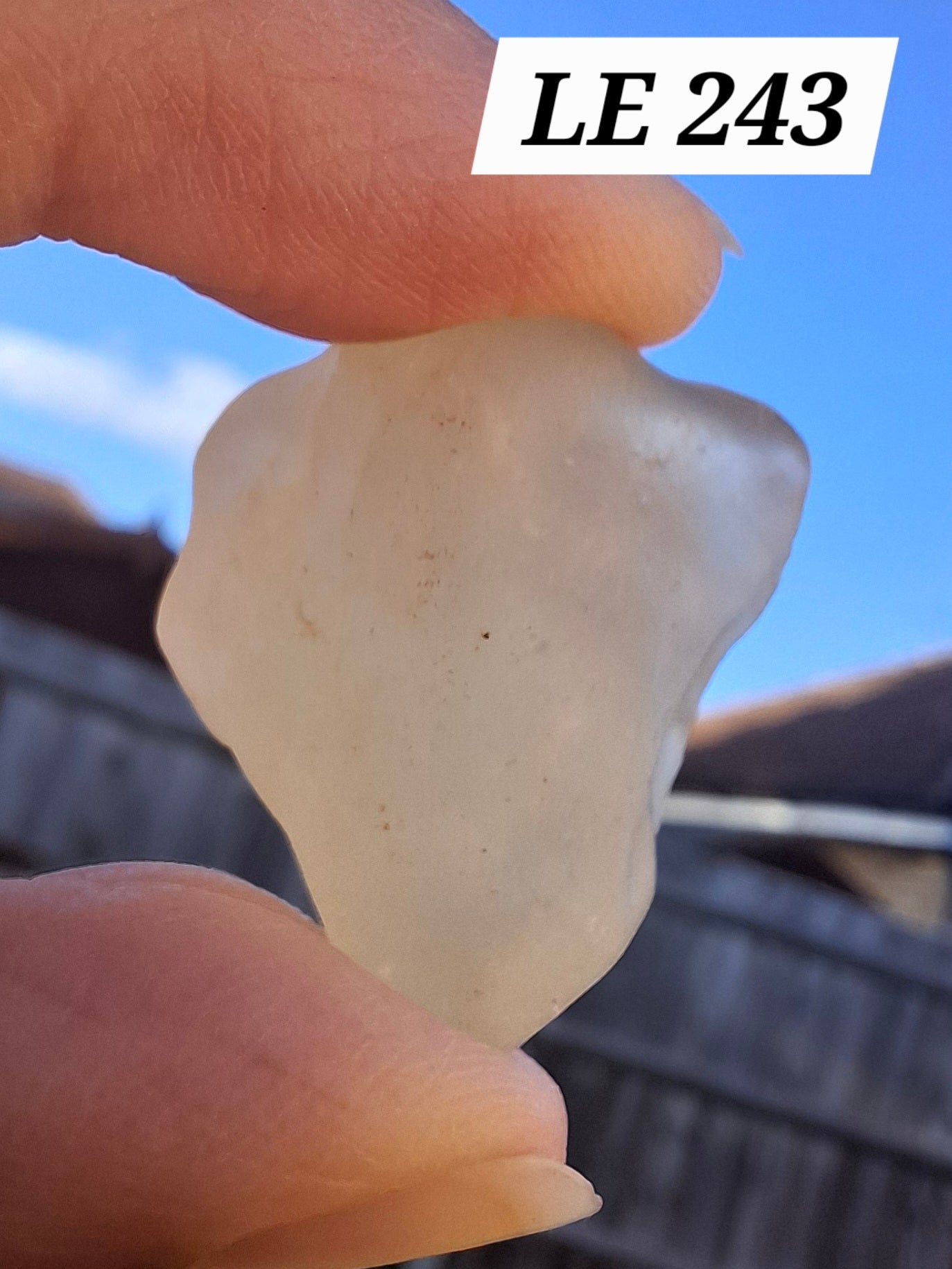 Libyan Desert Glass Piece, 12.90g, Tektite (Ref: LE243)