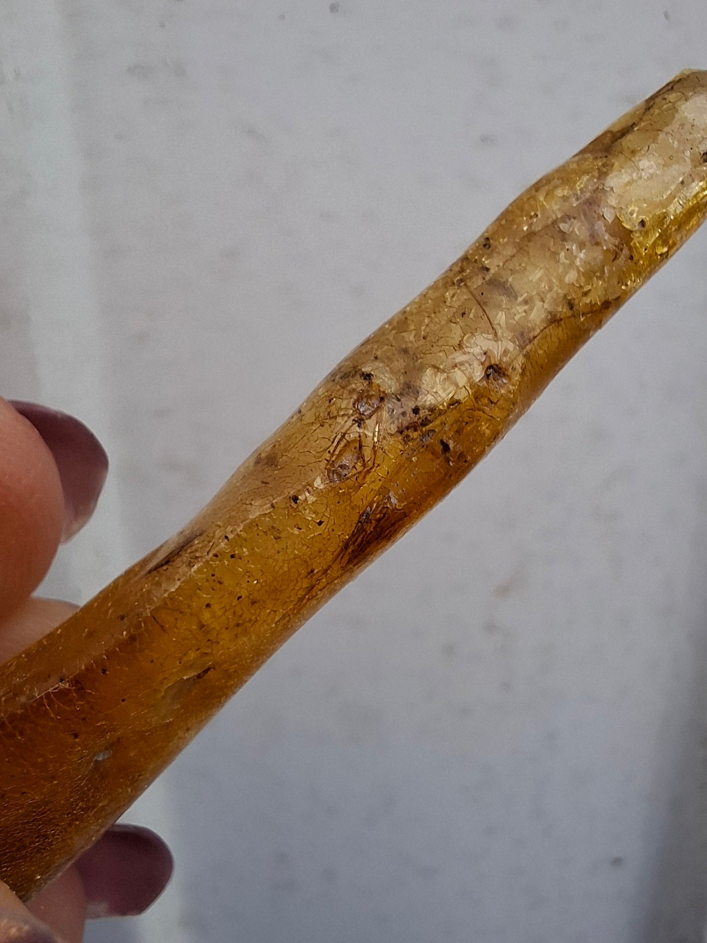 Copal Young Amber with INSECTS inside, 5.07g, Fossil (Ref: CA35)
