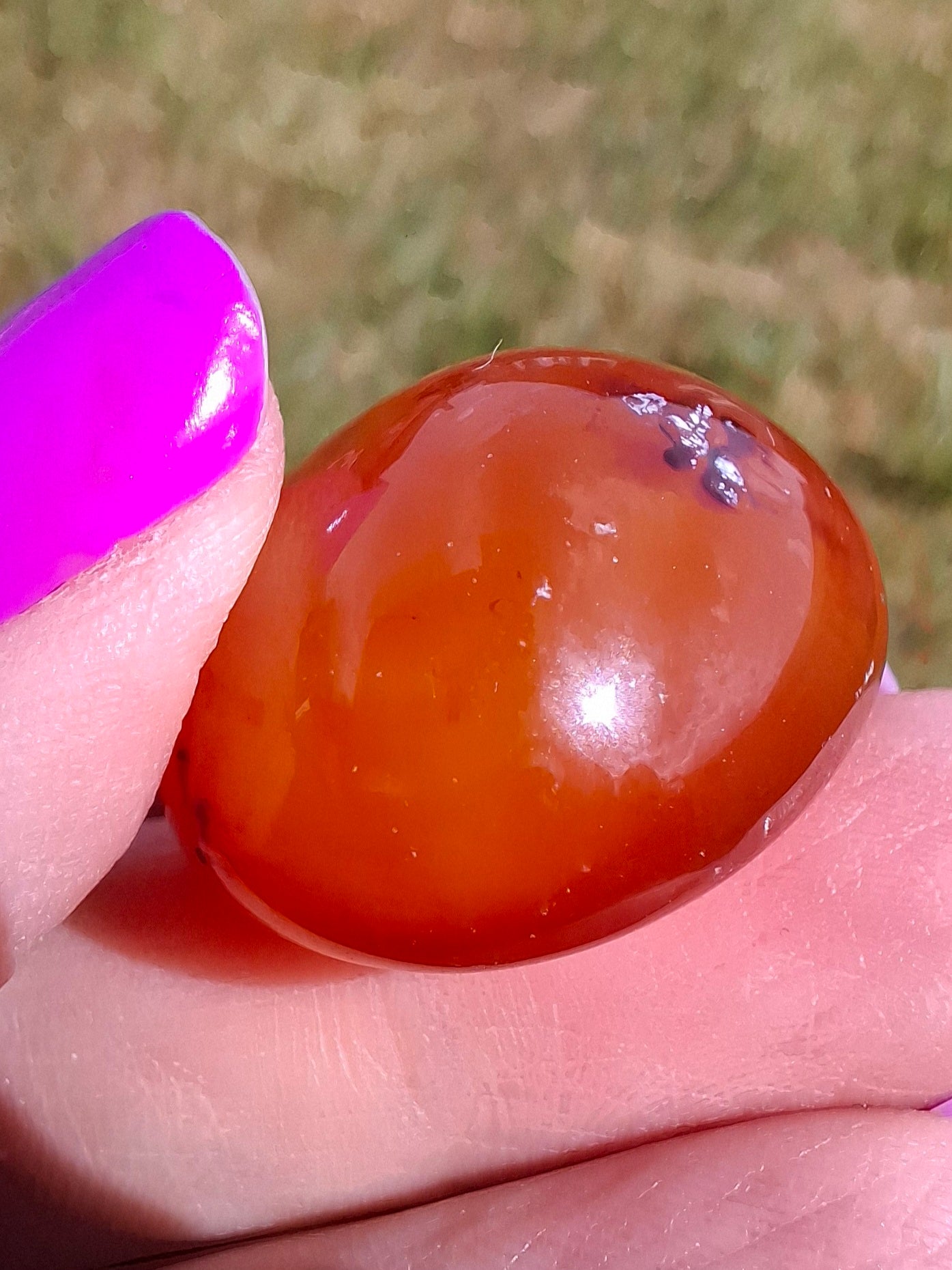 Carnelian, Tumble Stone, Crystal (Ref: T68)