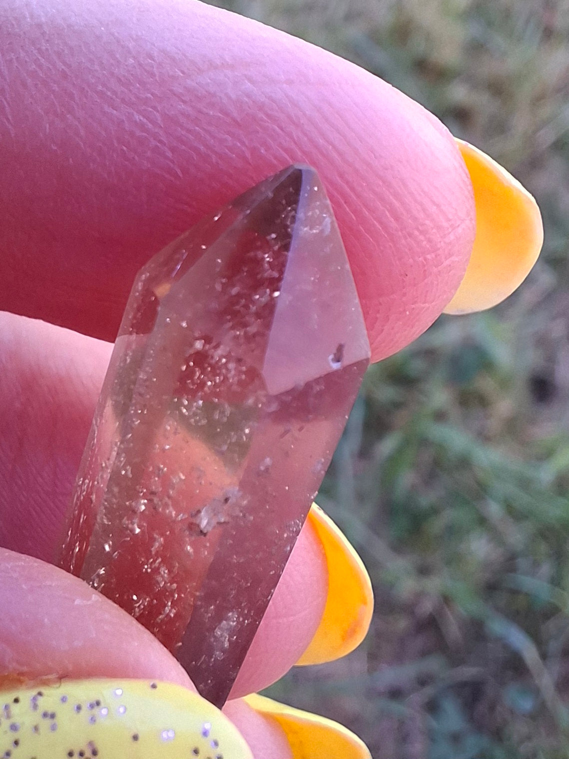 Libyan Desert Glass DT Carving, 4.22g, Tektite (Ref: LDT6)