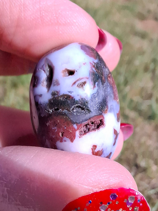 Ocean Jasper, Tumble Stone, Crystal (Ref: T198)