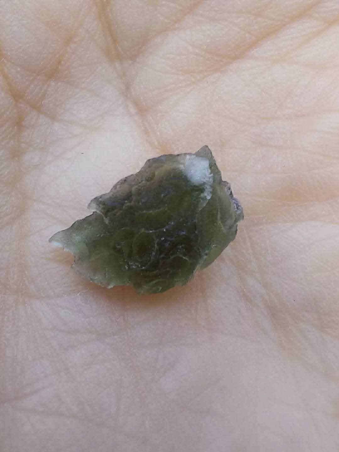 Moldavite Piece, 0.63g, Tektite (Ref: E254)