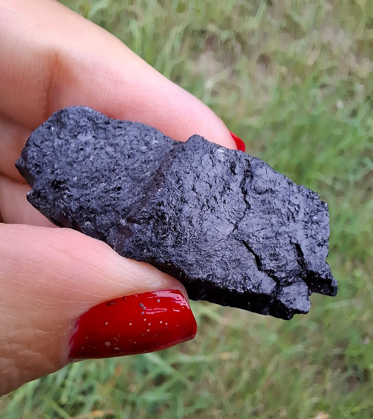 Black Tourmaline RAW, 14.77g, Crystal, (Ref: RBT1)
