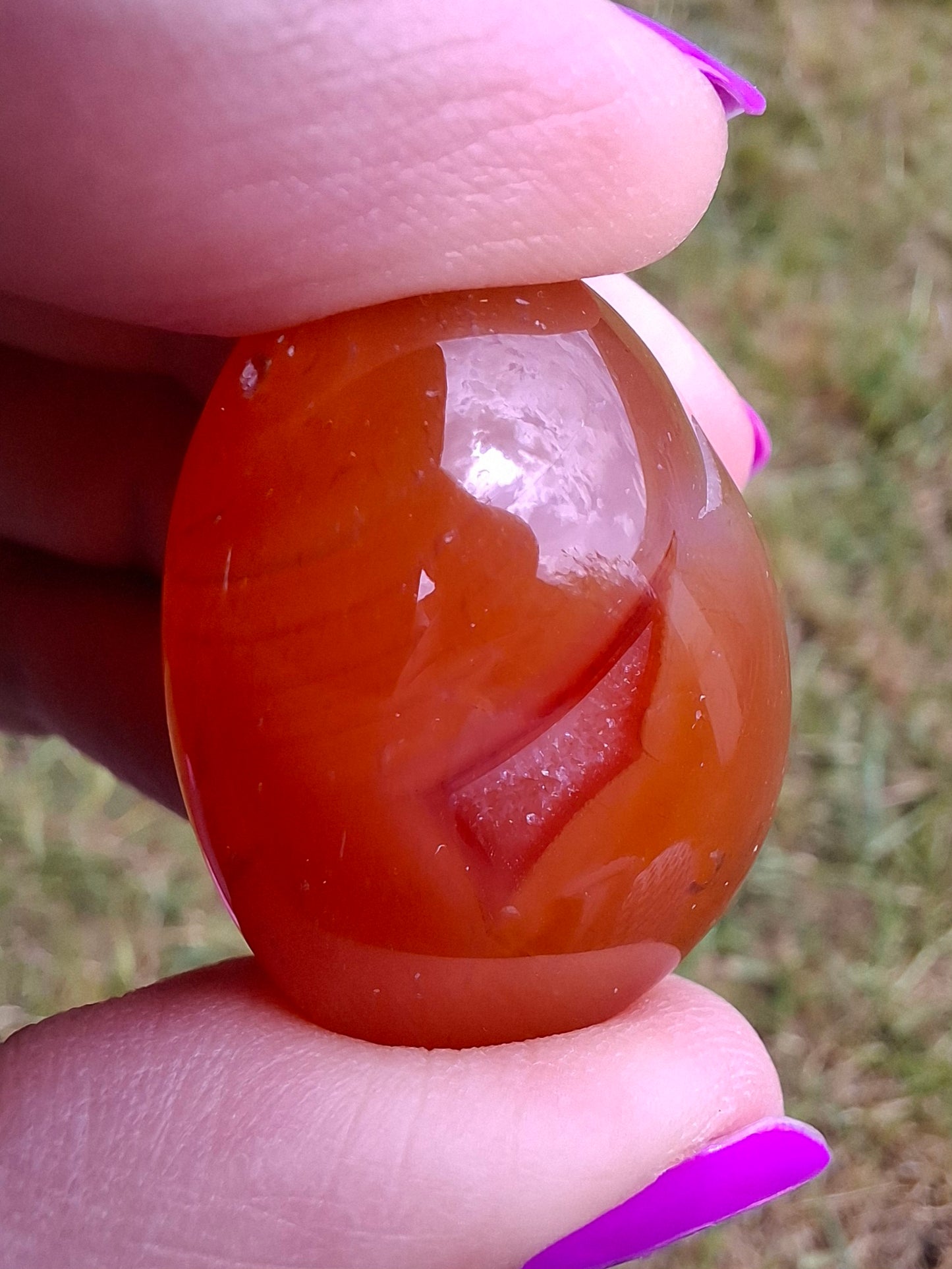 Carnelian, Tumble Stone, Crystal (Ref: T65)