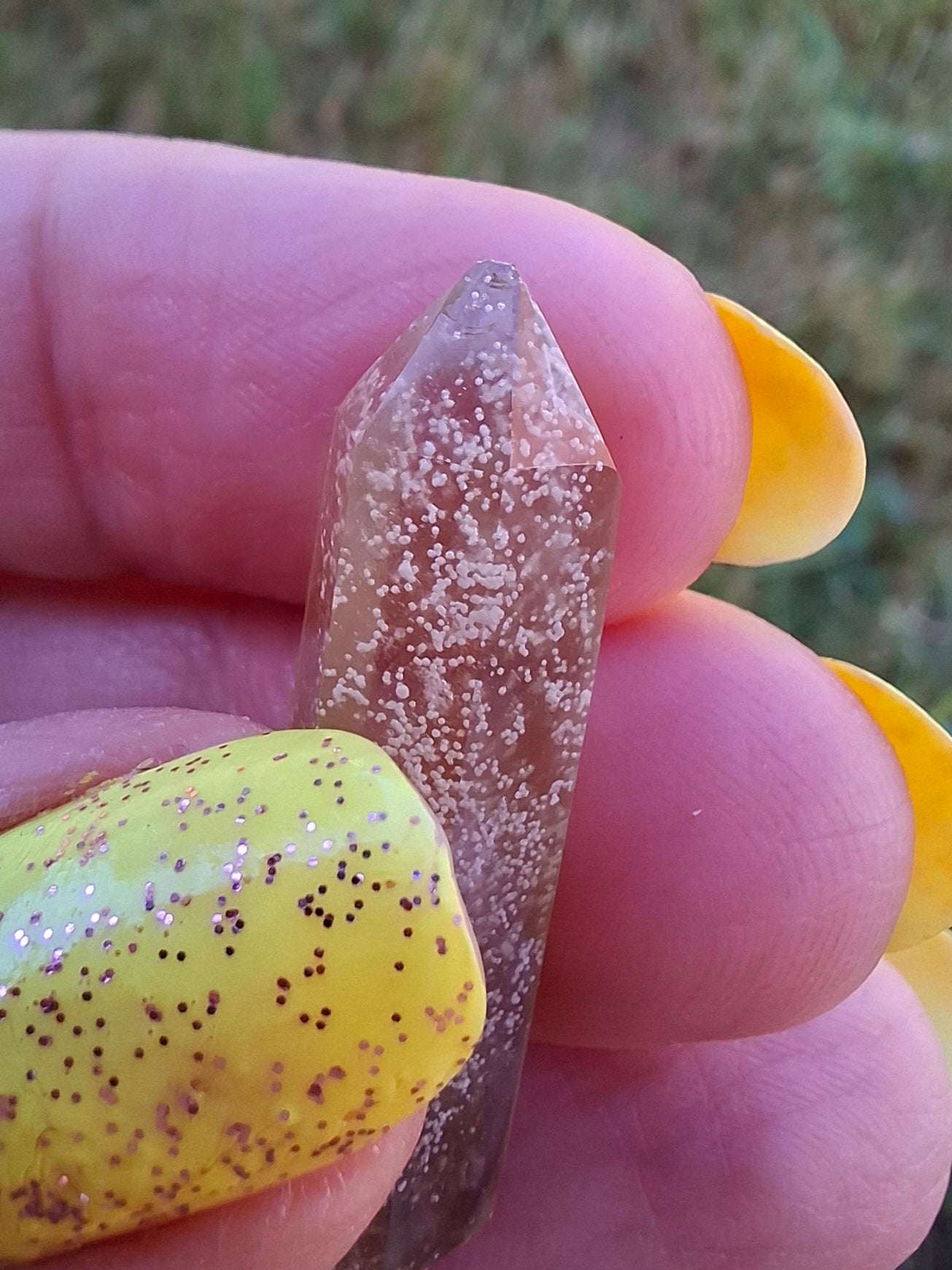 Libyan Desert Glass DT Carving, 3.94g, Tektite (Ref: LDT5)