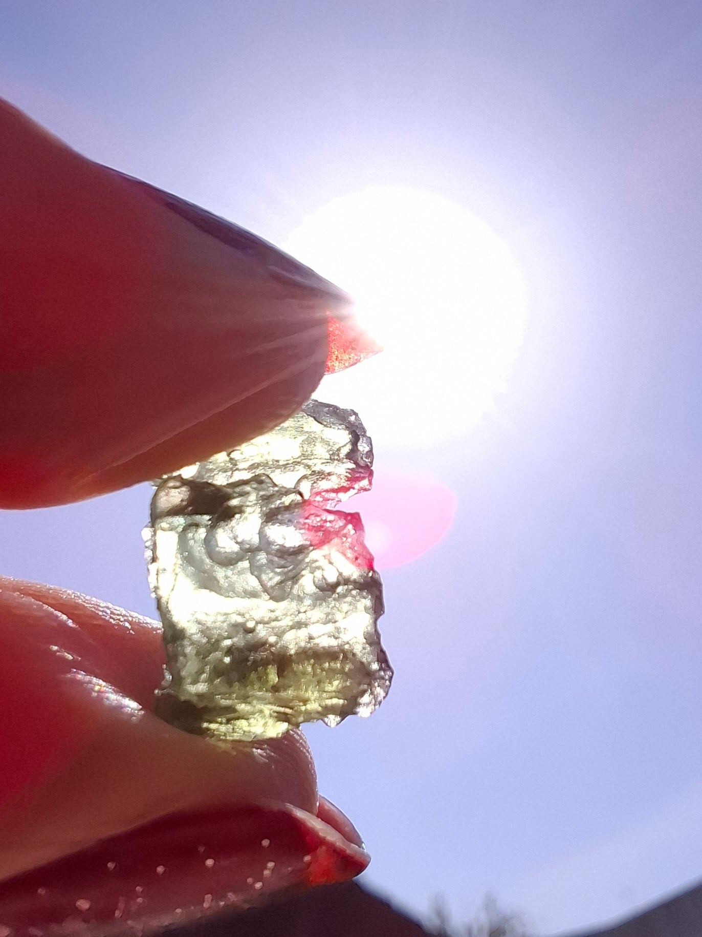 Moldavite Piece, 0.56g, Tektite (Ref: 1474)