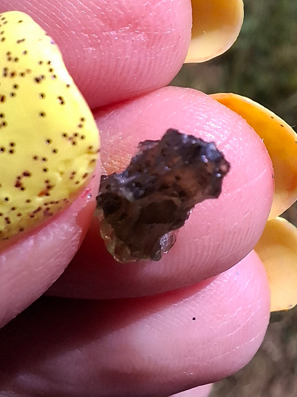 Moldavite small Piece, 0.34g, Tektite (Ref: 1476)