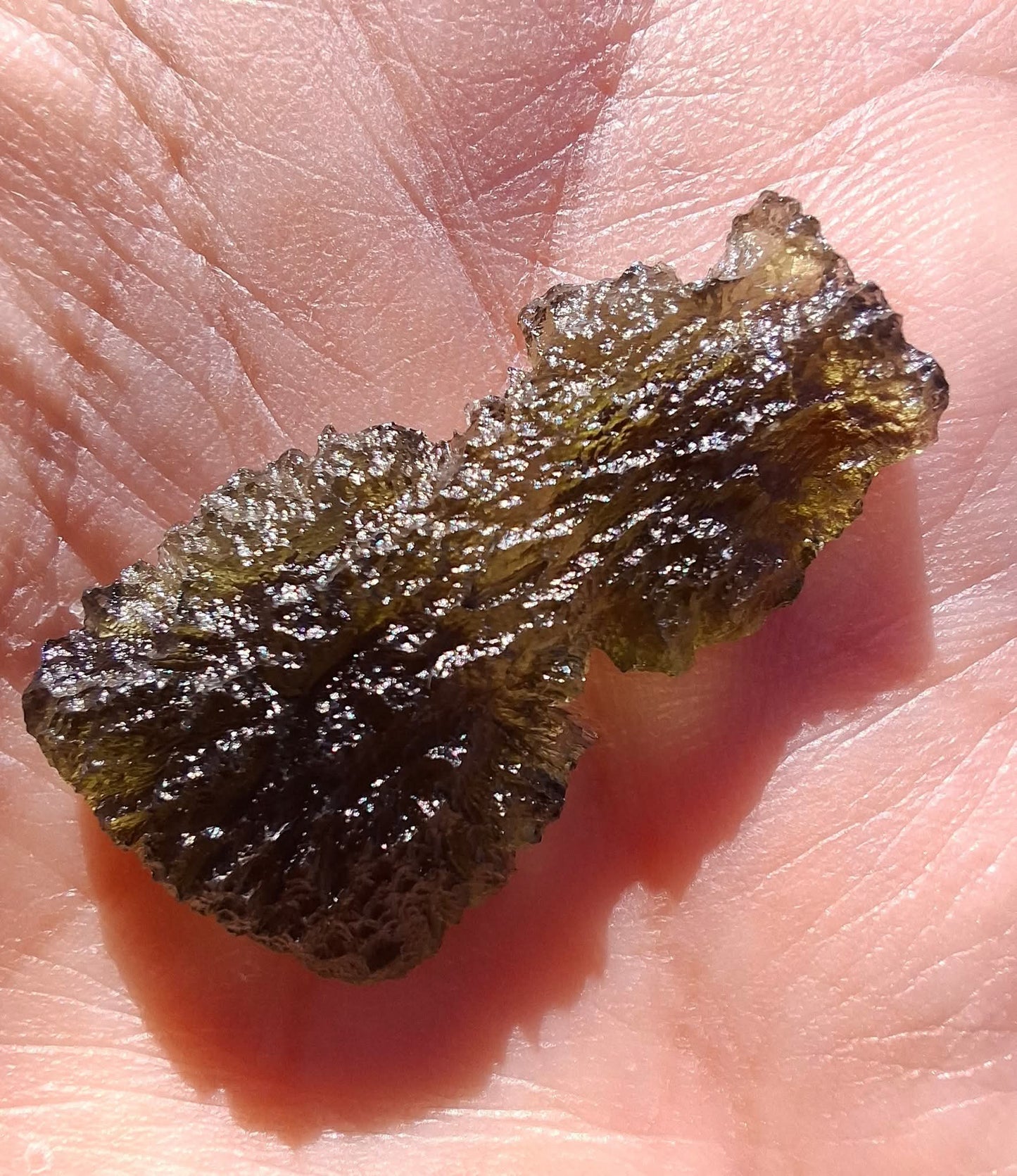 Moldavite Piece, PARYZ, 3.65g, Tektite (Ref: 1299)